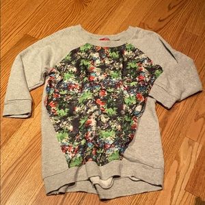 Floral Sweatshirt Tee